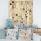 Designart - Wildflowers Chamomile and Clover Bell I - Traditional Print on Natural Pine Wood